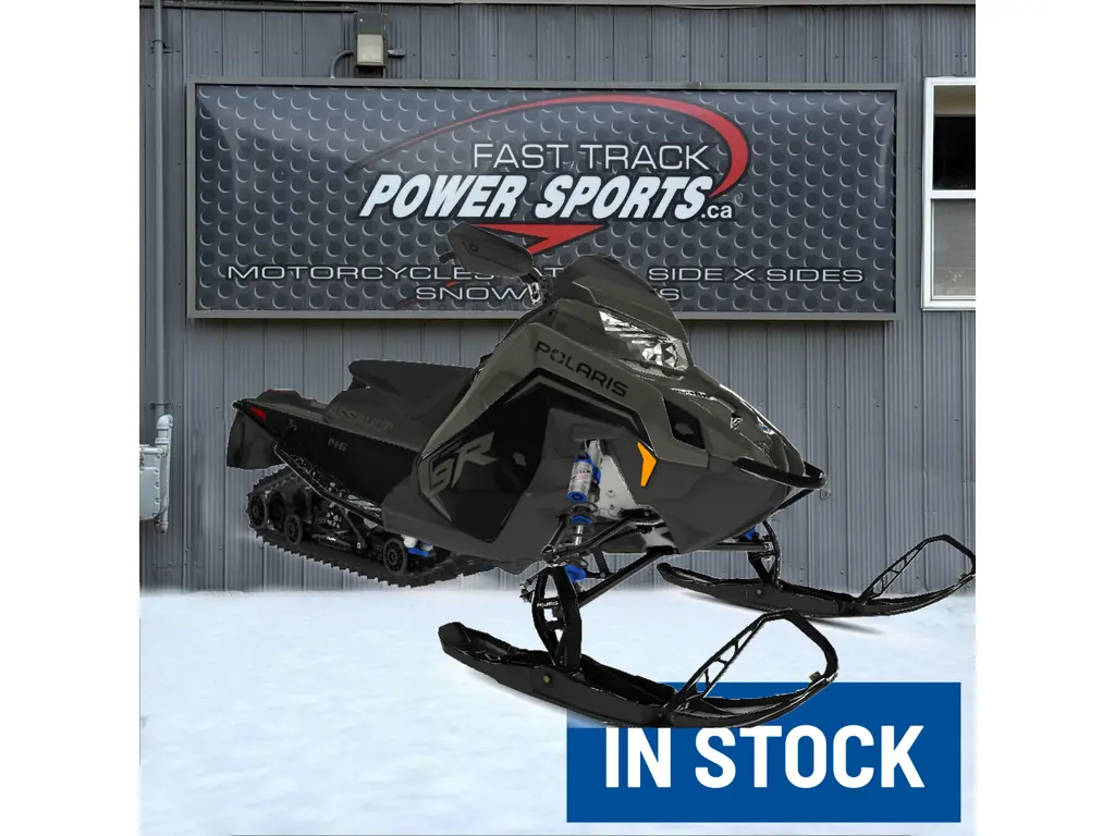 2025 Polaris Patriot 9R Switchback Assault 146 Shadow Gray / Gloss Black