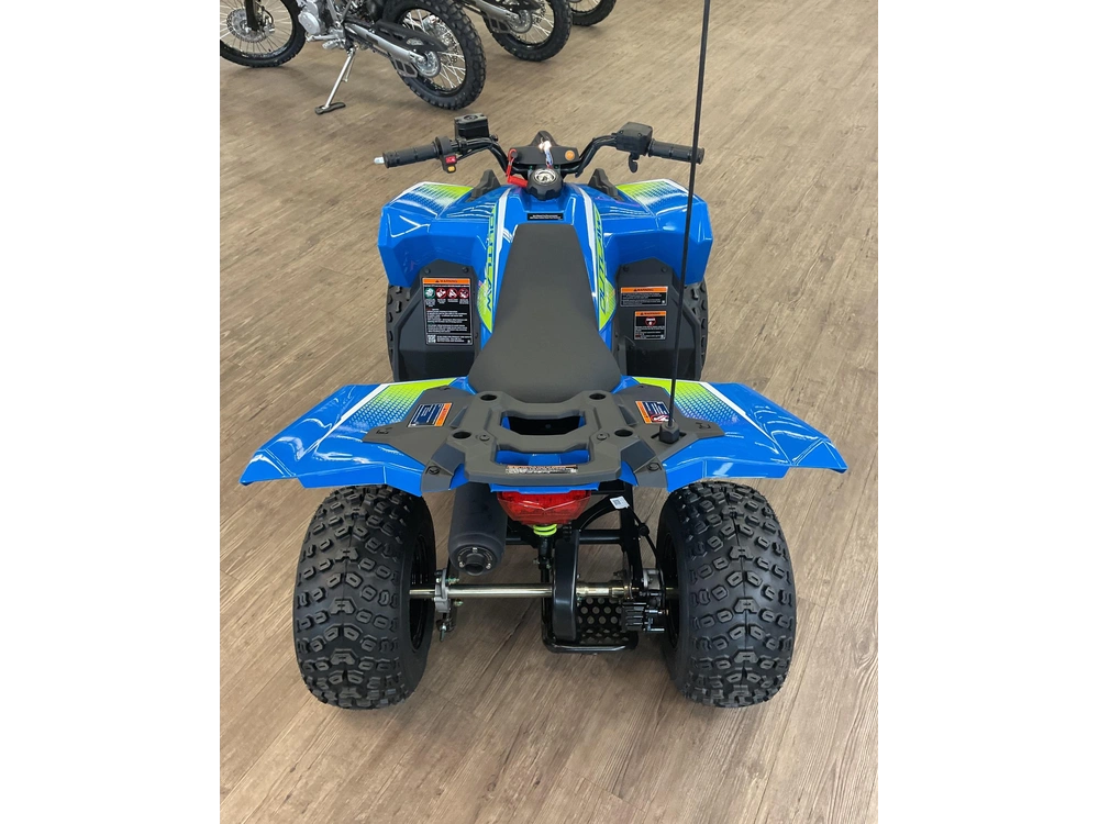 2025 Polaris Outlaw 70 Efi - Velocity Blue / Lifted Lime alt