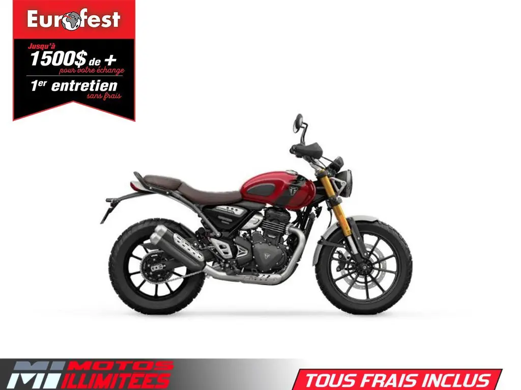 2025 Triumph Scrambler 400 X 