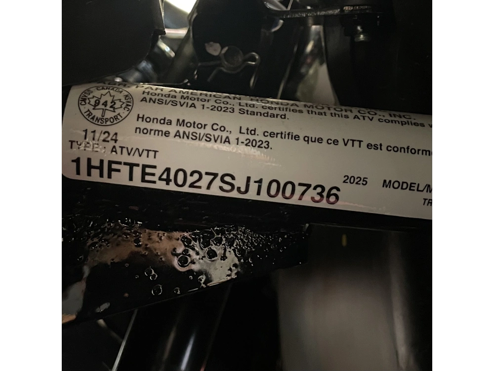 2025 Honda Fourtrax Rancher® 4x4 alt