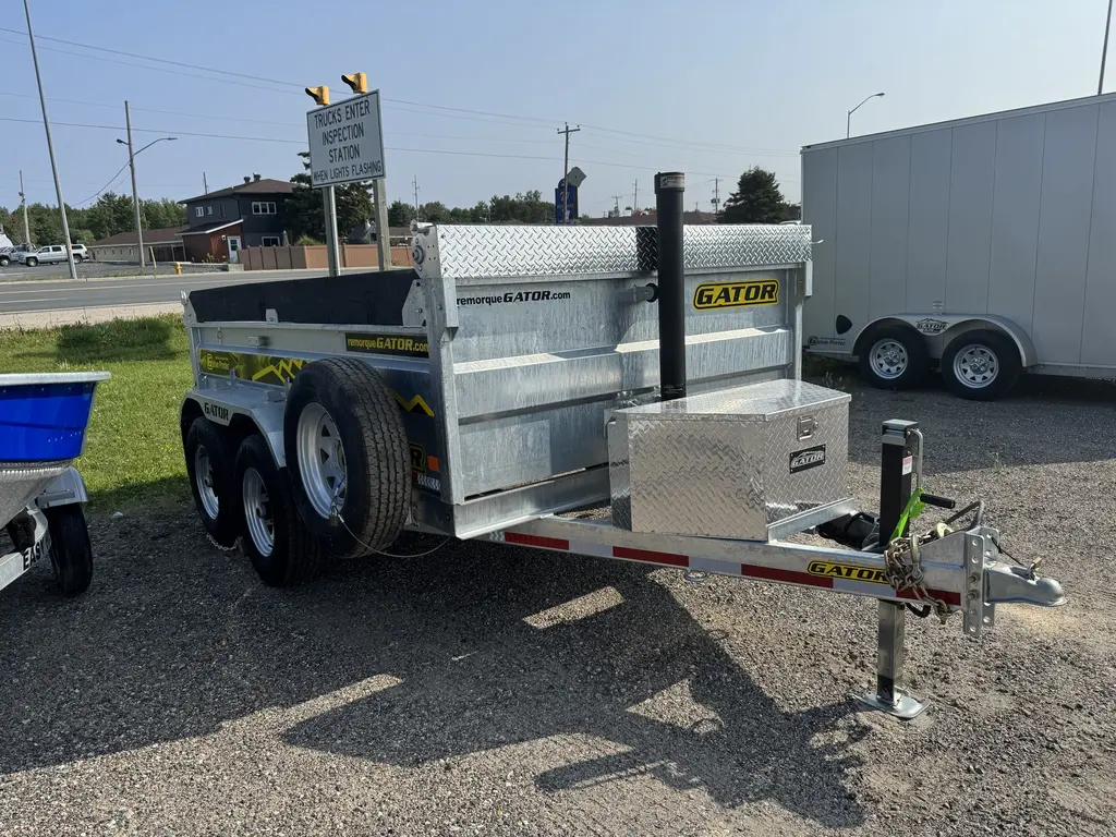 2026 Gator DUMP TRAILER,6X10,DUAL AXLE,GALV 