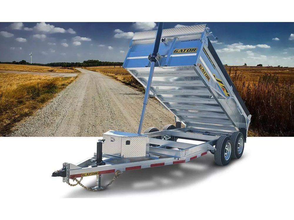 Gator Dompeur Galvanisée 6 X 12 - 10k Tout Équipé 2025 alt