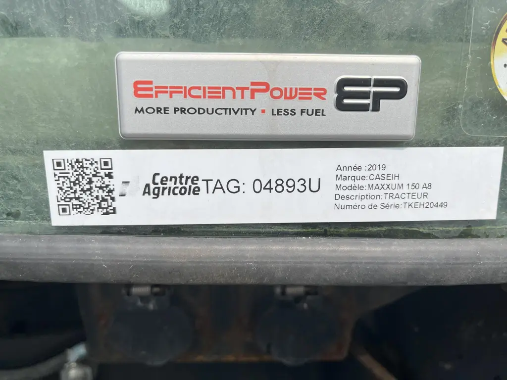 2019 Case IH Maxxum 150 A8