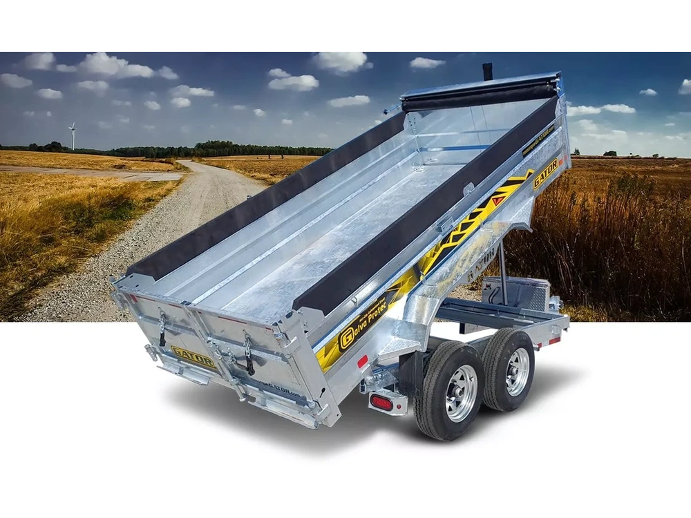 Gator Dompeur Galvanisée 6 X 12 - 10k Tout Équipé 2025 alt