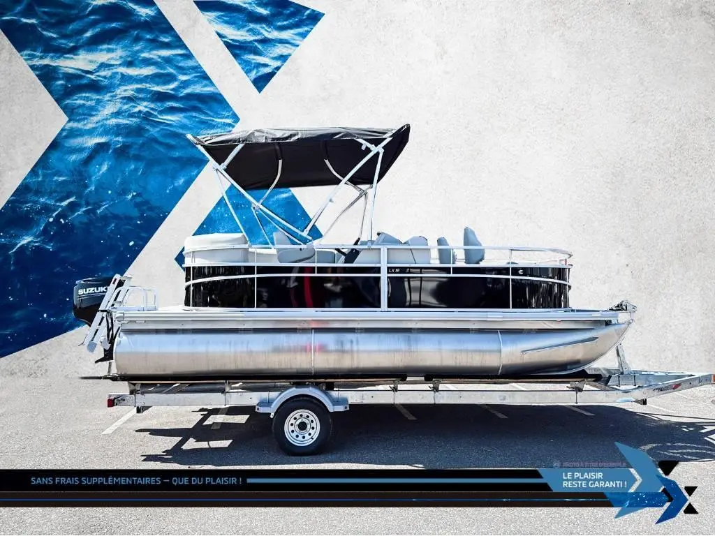2025 STARCRAFT Ponton LX 18F Fish de pêche moteur Suzuki 60HP inclus