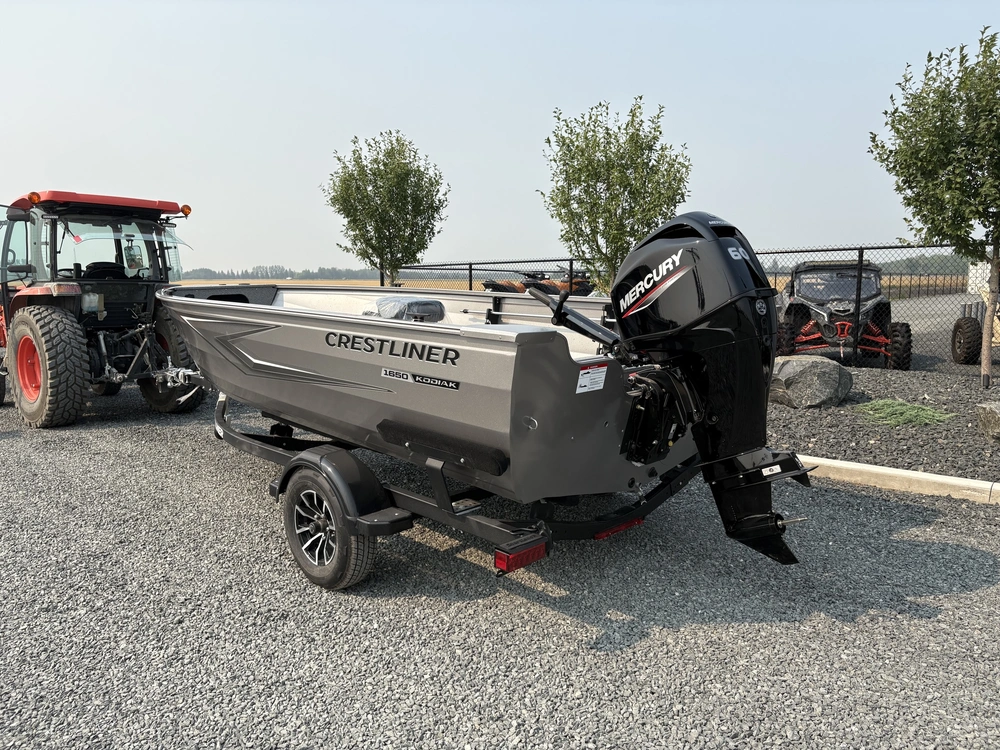 2025 Crestliner 1650 Kodiak Tiller - Silver Metallic alt