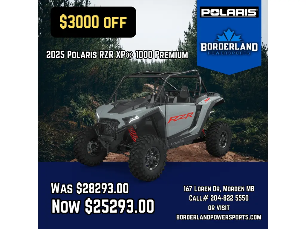 2025 Polaris RZR XP® 1000 Premium - STORM GREY 
