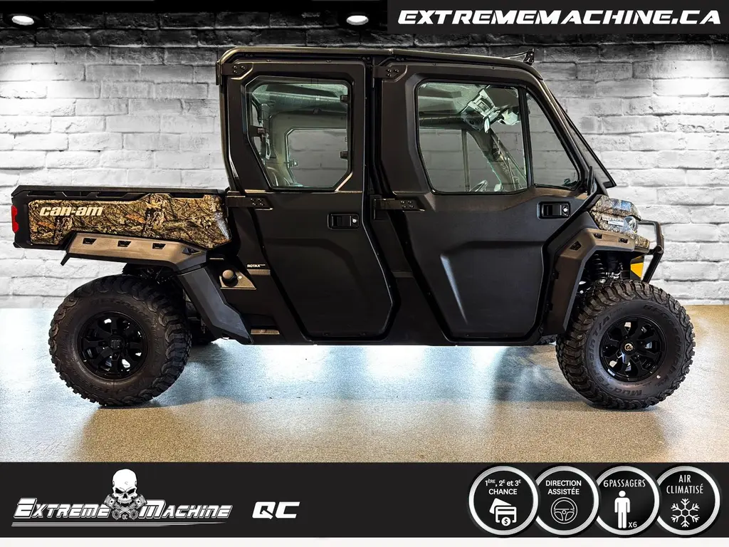 2021 Can-Am DEFENDER MAX HD10 LIMITED CAB DPS TRÈS PROPRE!!!