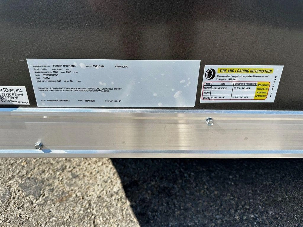 2025 Continental Cargo V Series 6'x12' alt