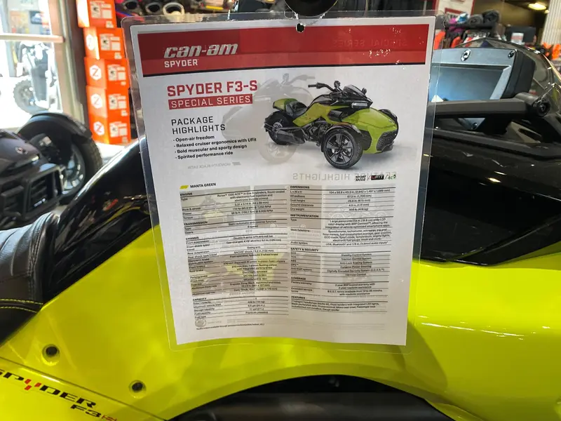 2022 Can-Am Spyder F3 SE S