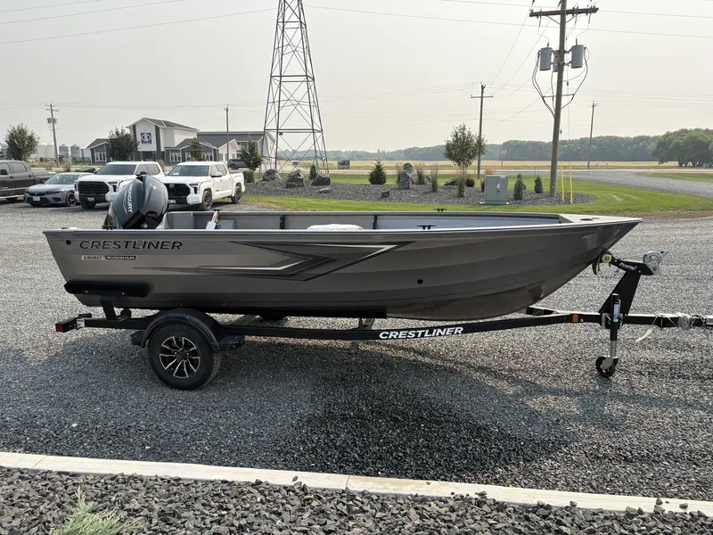 Crestliner 1650 KODIAK TILLER - Silver Metallic 2025