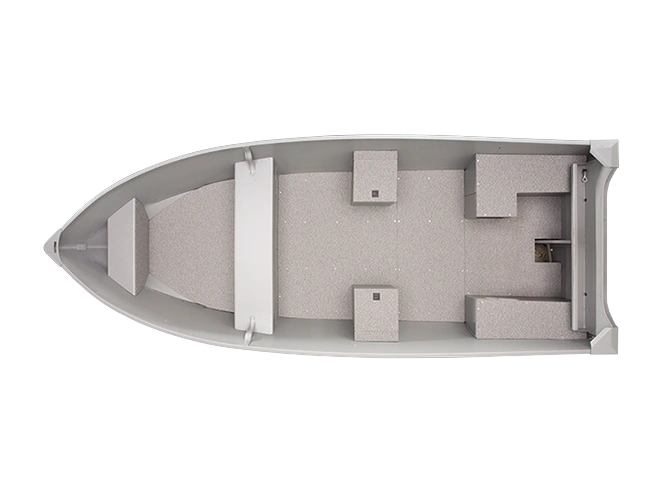 2025 Alumacraft V-16 Tiller 20" Transom With Floor alt