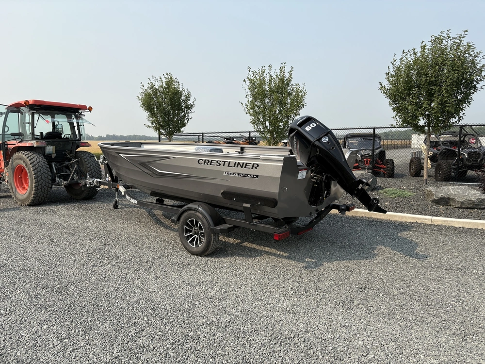 2025 Crestliner 1650 Kodiak Tiller - Silver Metallic alt