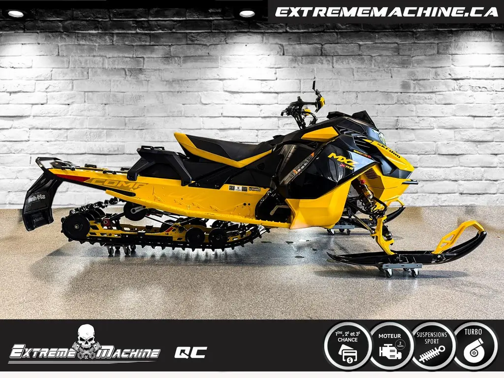SKIDOO MXZ ®  X-RS ® 850 E-TEC TURBO R avec ENSEMBLE COMPÉTITION 2024 - IMPECCABLE!!!