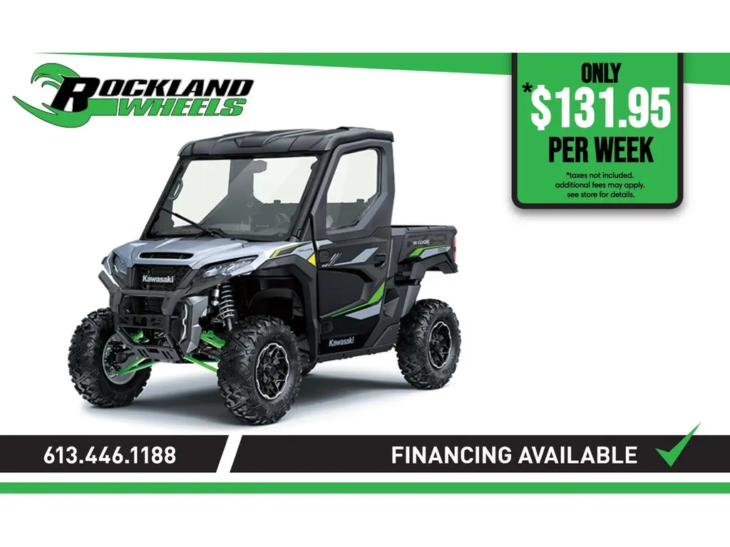 2025 Kawasaki RIDGE XR DELUXE HVAC 