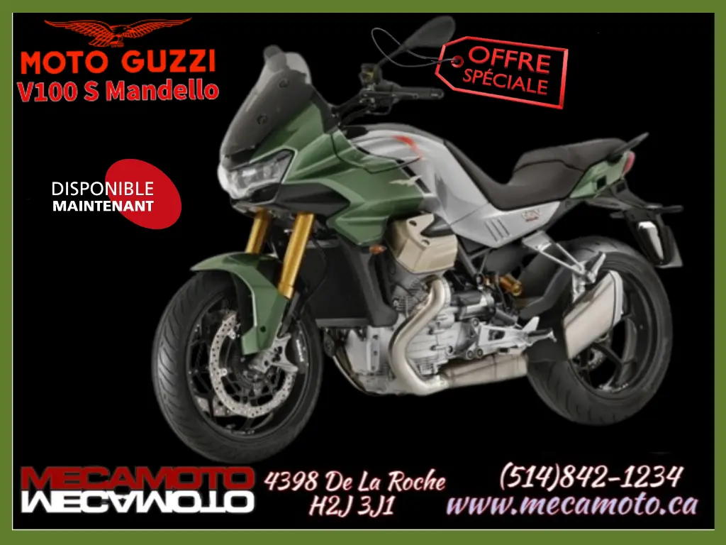 2024 Moto Guzzi V100 Mandello S 