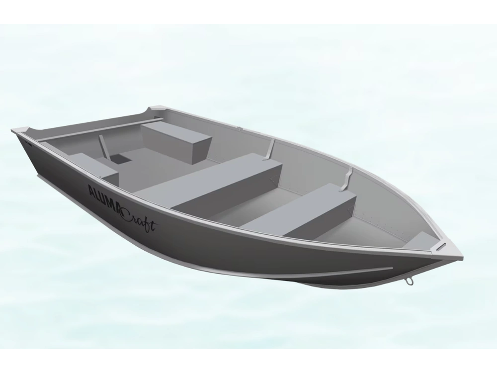 2025 Alumacraft V-16 Tiller 20" Transom With Floor alt