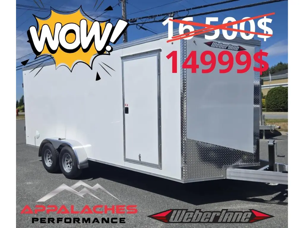 WEBERLANE ALUMINIMUM 7X18 2 PORTES ARRIERE 2026