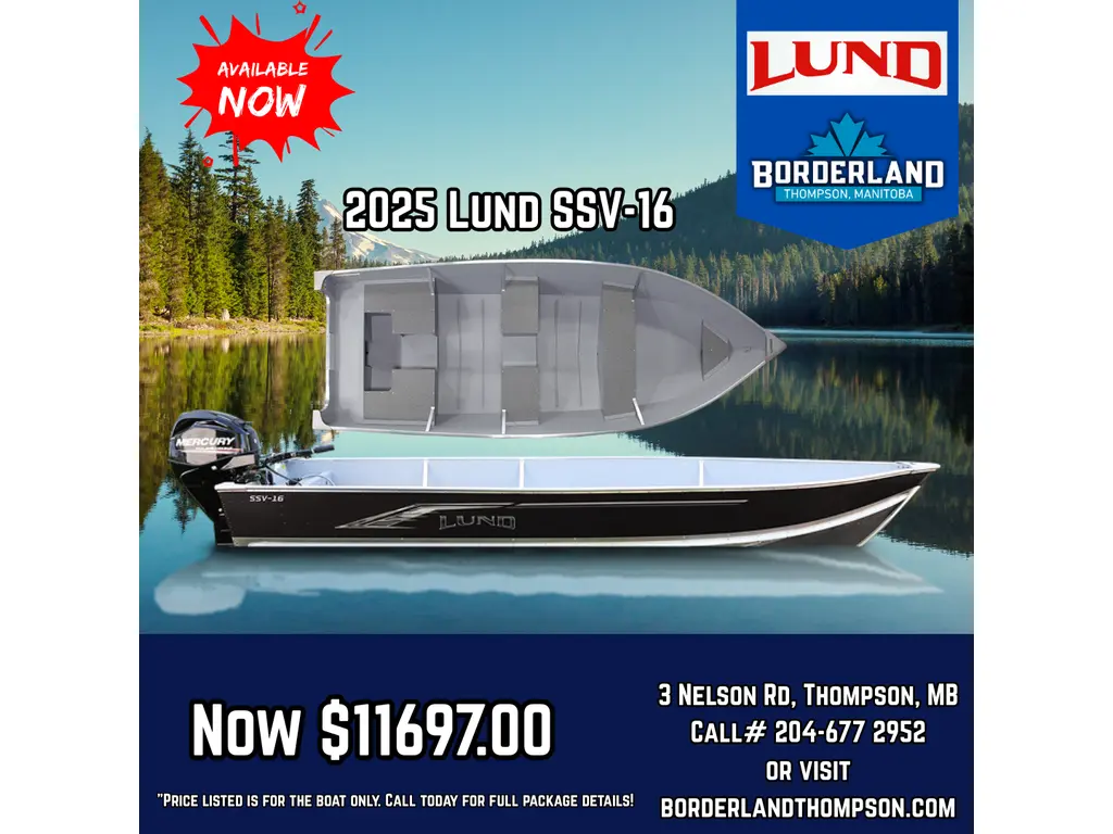 2025 Lund Boat Co ZSSV16 SSV-16 