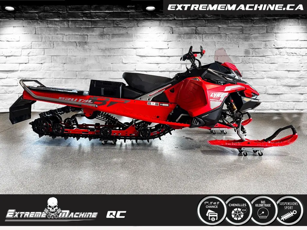2024 Lynx XTERRAIN BRUTAL 850 SEULEMENT 1353kM – COMME NEUF!!!