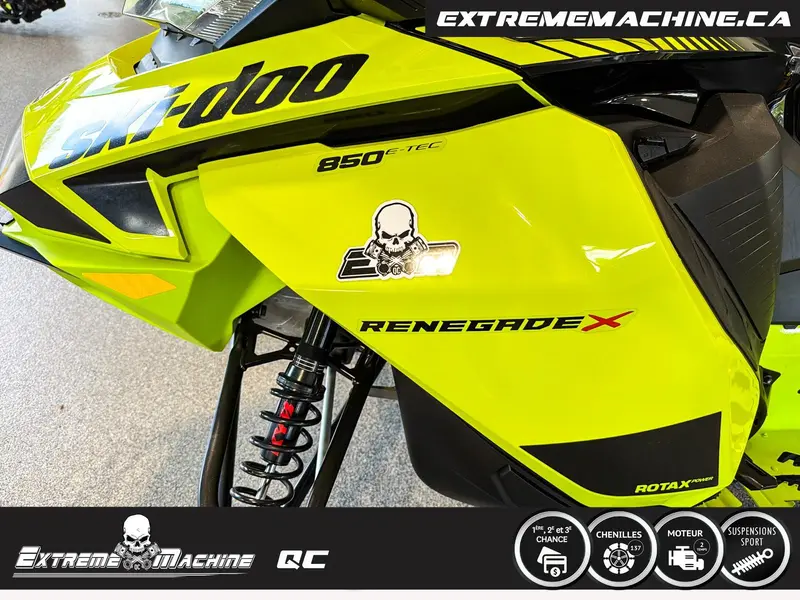 2020 SKIDOO RENEGADE X 850 TRÈS PROPRE!!!