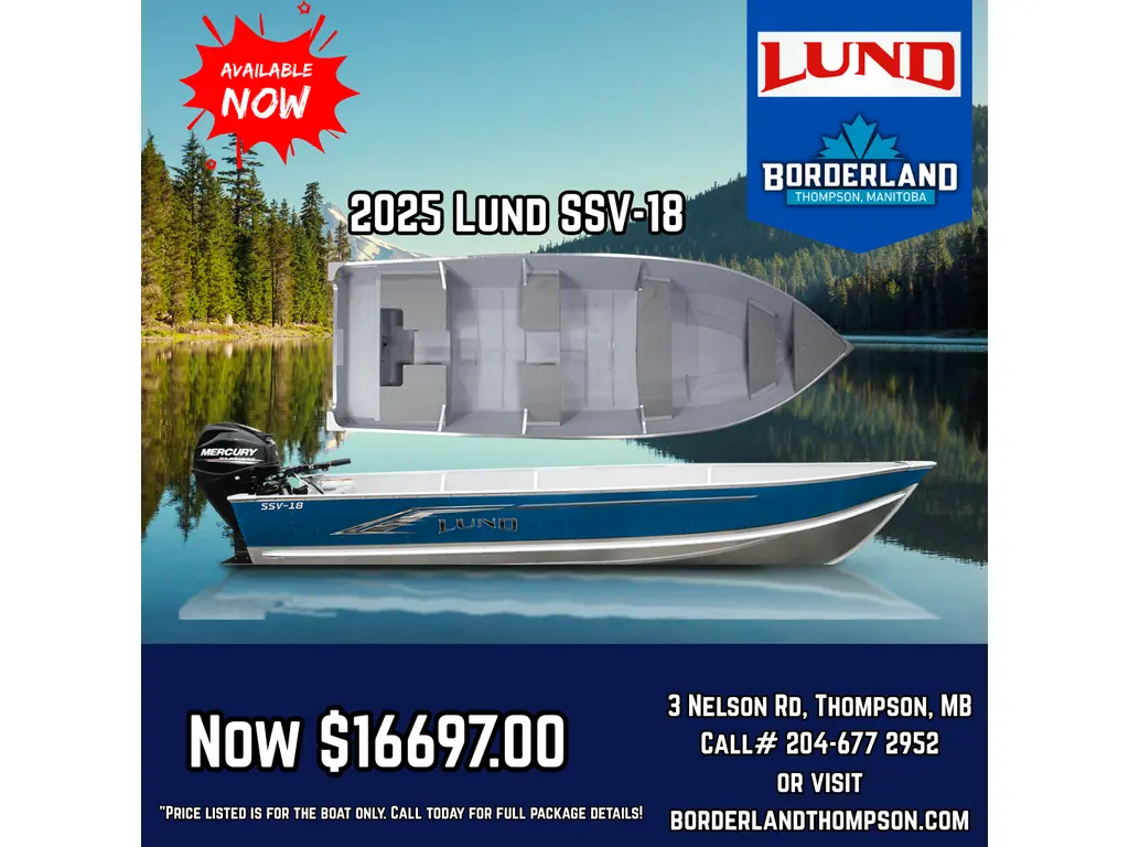 2025 Lund Boat Co ZSSV18 SSV-18 