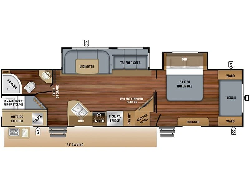 Jayco White Hawk 32bhs 2019 alt