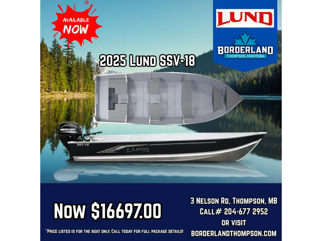 2025 Lund Boat Co ZSSV18 SSV-18 