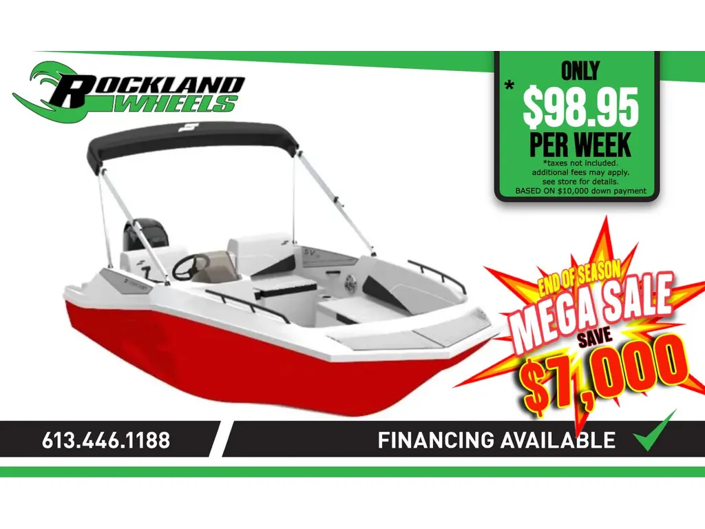 Starcraft SV 16 OB with 90HP Mercury Outboard and Trailer 2025