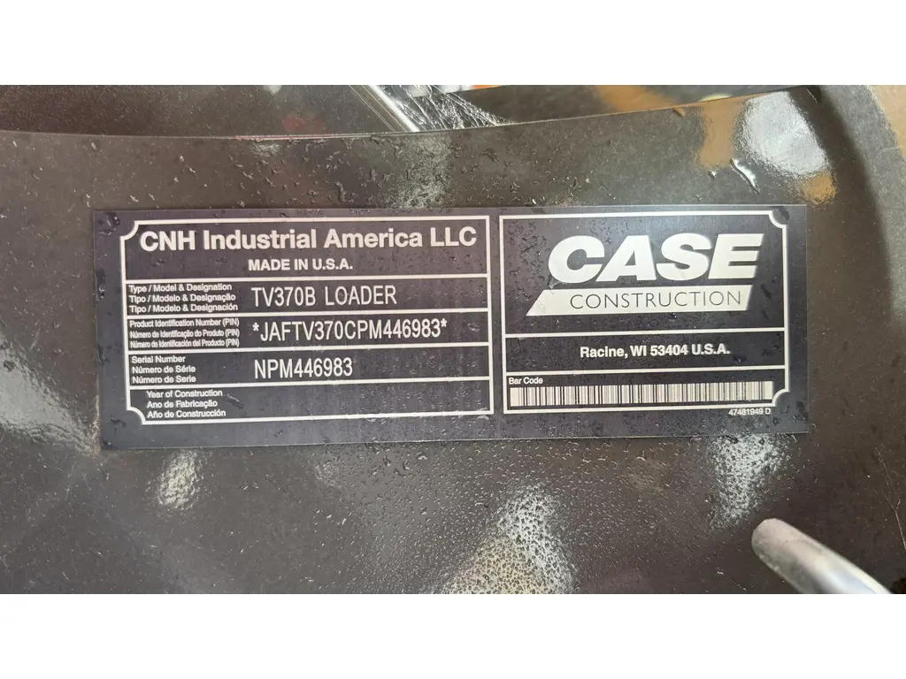 2023 Case TV370B