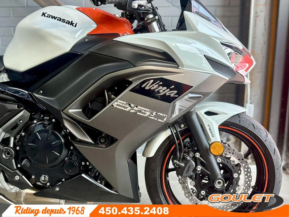 Kawasaki Ninja 650 Blanc 2023 alt