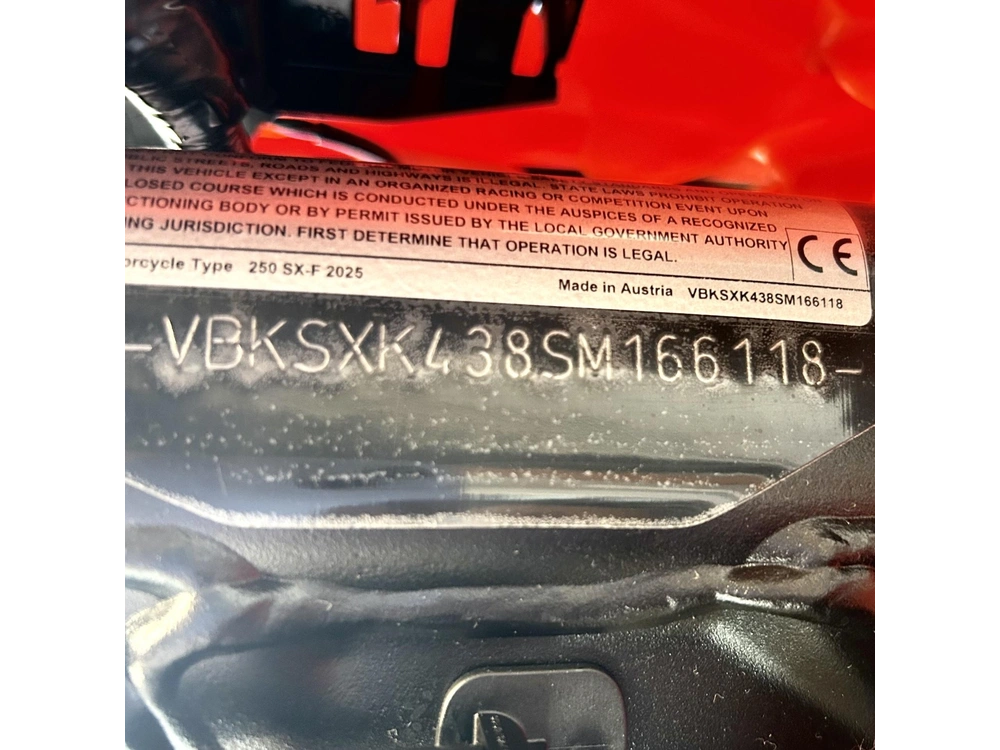 2025 Ktm 250 Sx-f alt