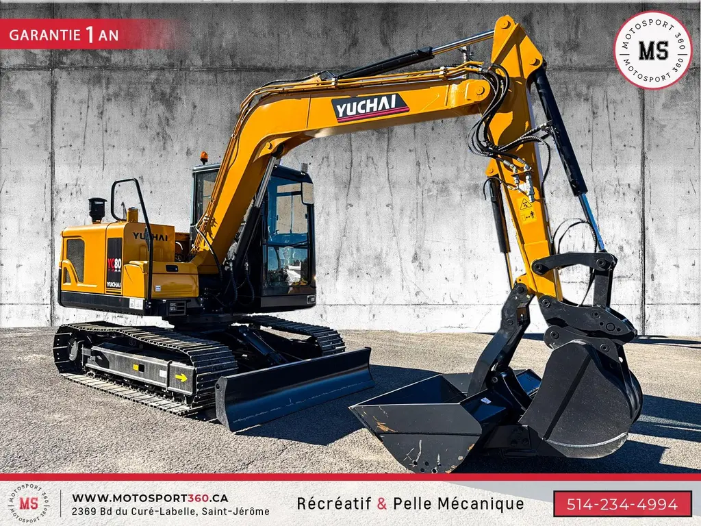 YUCHAI YC80 8 TONNES NEUVES ! 2025 - DERNIÈRE EN STOCK !