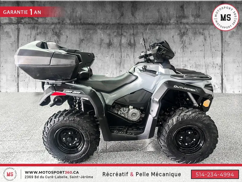 2021 Can-Am OUTLANDER 450 DPS 4X4 TRÈS PROPRE ! SEULEMENT 1280 KM !!!