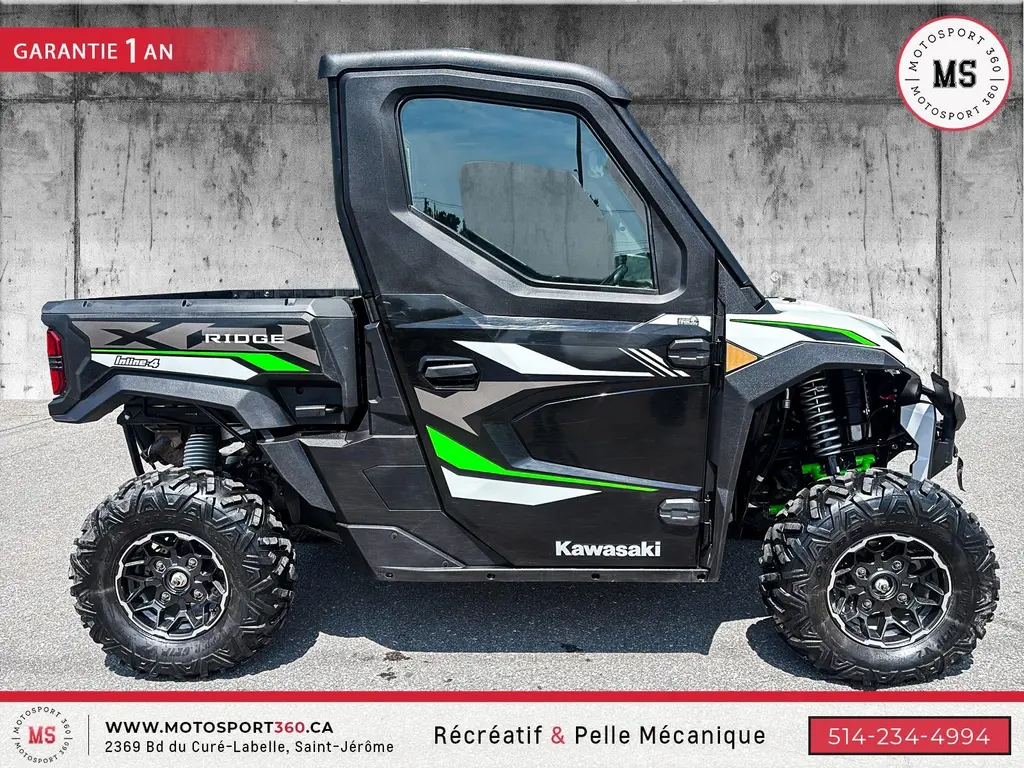 Kawasaki RIDGE XR HVAC EPS SHOWROOM!!! FULL LOAD A/C CHAUFFAGE!!  2024