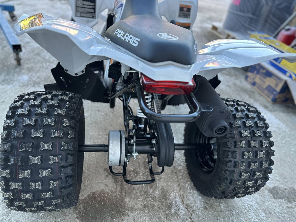 2025 Polaris Outlaw 110 Efi - Bright White / Blue alt