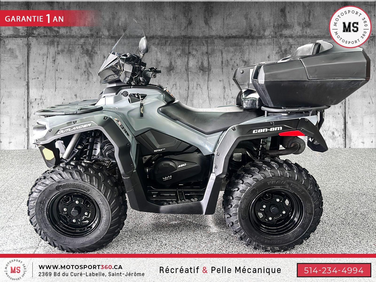 2021 Can-Am OUTLANDER 450 DPS 4X4 TRÈS PROPRE ! SEULEMENT 1280 KM !!!