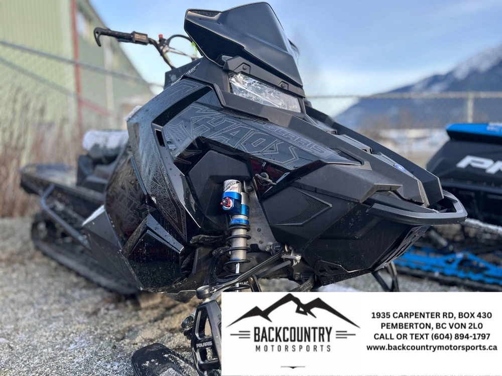 2021 Polaris 850 Rmk Khaos 155 3" - Black Pearl alt