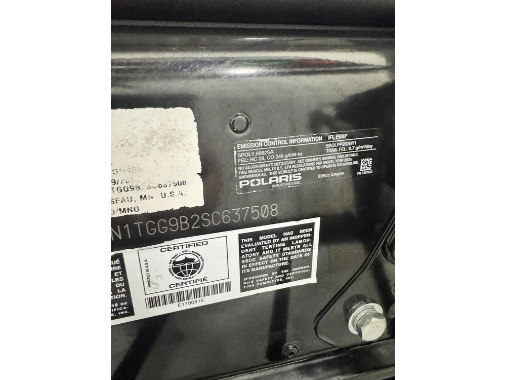 2025 Polaris Patriot 9r Rmk Khaos 165 |🏔 Parfaite Neige Profonde & Montagne 🏔 alt