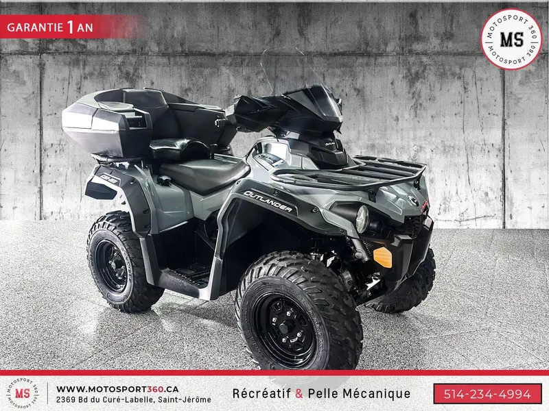 2021 Can-Am OUTLANDER 450 DPS 4X4 TRÈS PROPRE ! SEULEMENT 1280 KM !!!