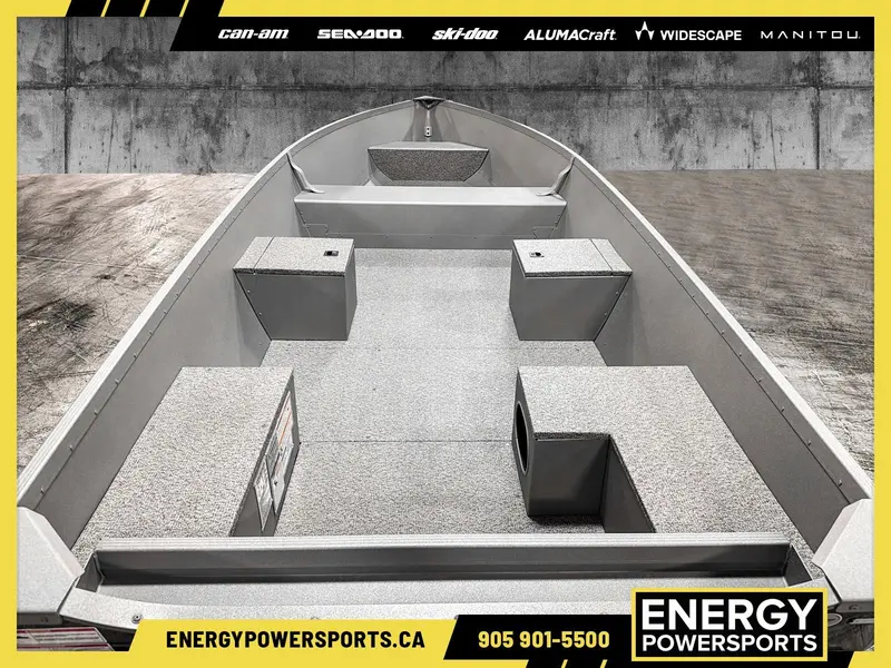 ALUMACRAFT V-16 Tiller 20" TRANSOM WITH FLOOR 2026