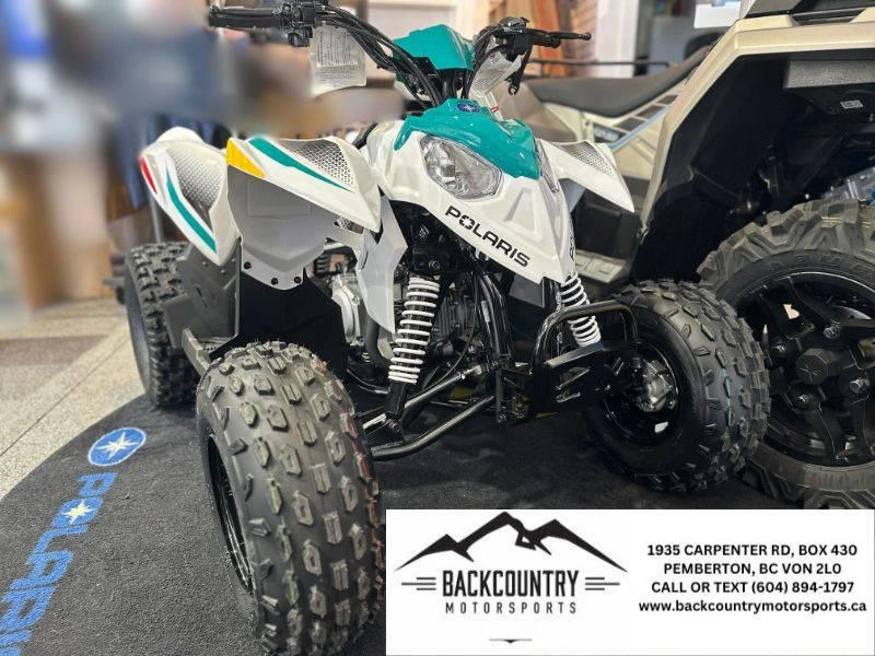 2025 Polaris Outlaw 110 Efi - Bright White / Radiant Green alt