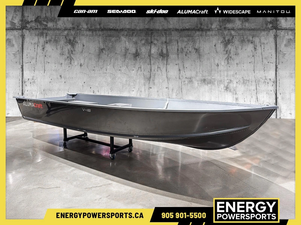 2025 Alumacraft V-16 Tiller 20" Transom With Floor alt
