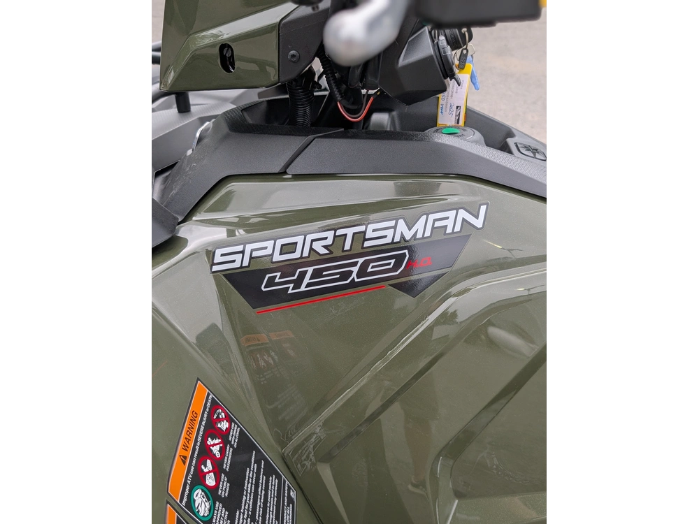 2025 Polaris Sportsman 450 H.o. Utility - Sage Green Polaris 450 = Choix Réfléchi Québec alt
