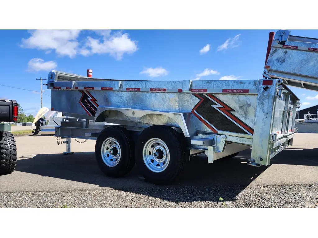2025 Triumph Dump Galvanized TA 82X14-70 D-Series