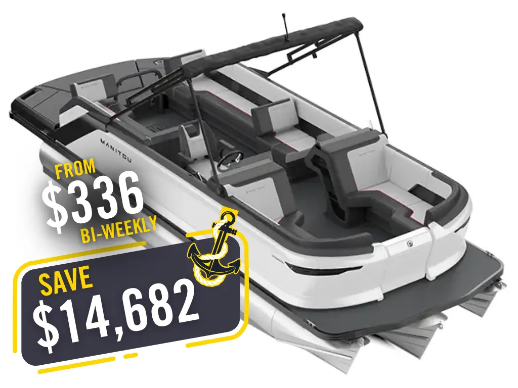 2024 Manitou 22 Cruise Switchback Max Deck Signature 150HP w/Trailer