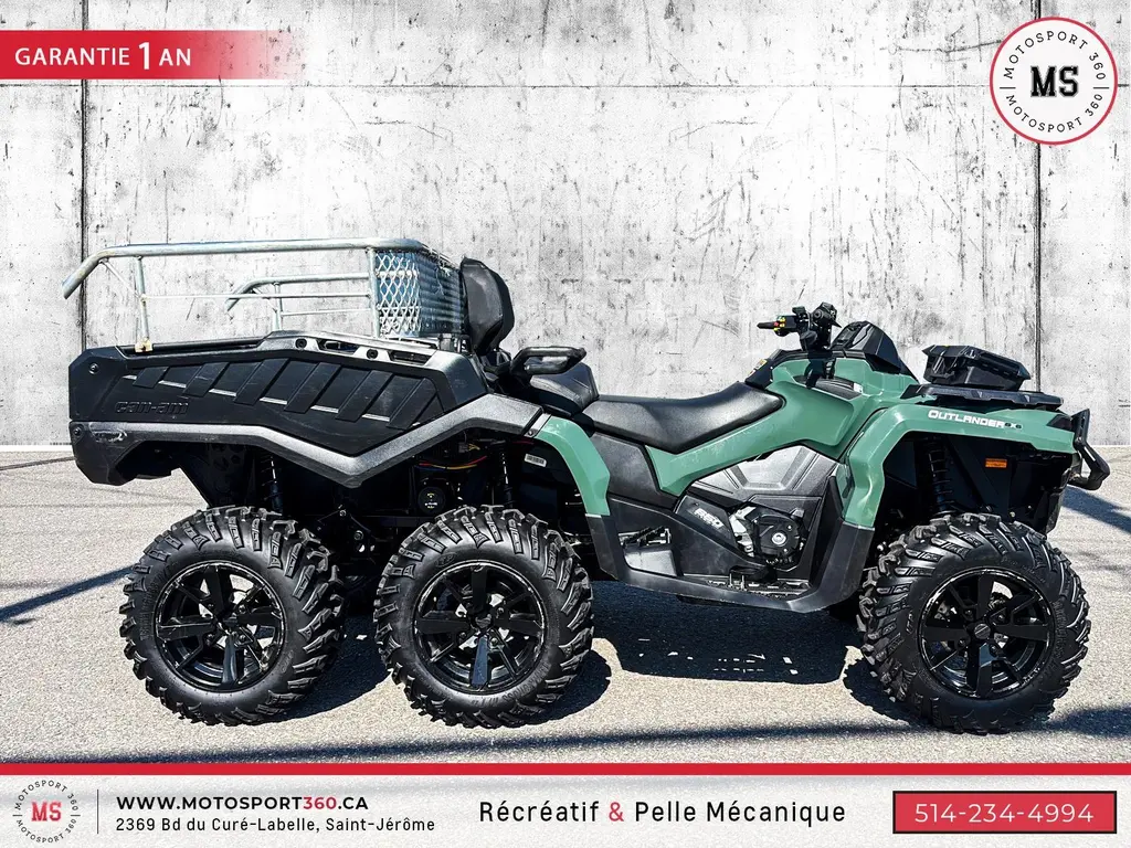 Can-Am OUTLANDER MAX 6X6 650 BAS MILAGE ! 2024 - TRÈS RECHERCHÉ !