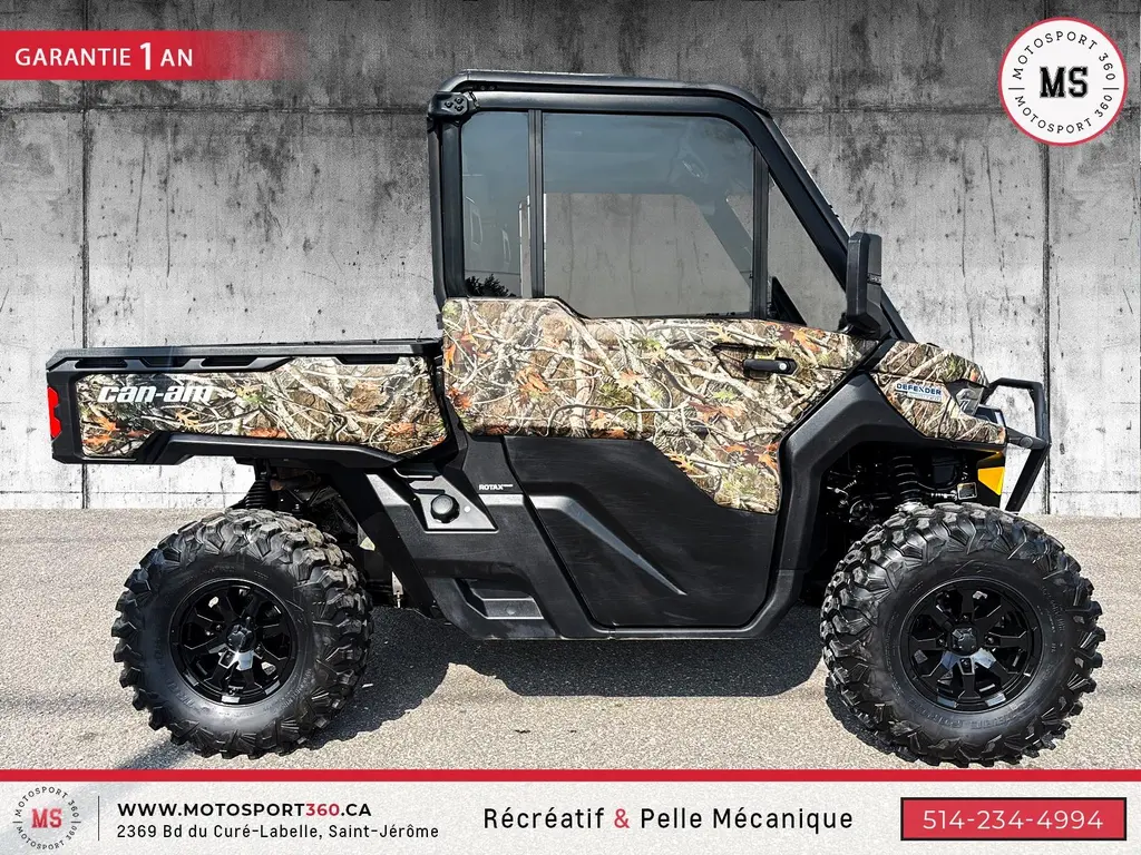 Can-Am DEFENDER HD10 LIMITED FULL CAB 2025 - + SYSTÈME DE SON