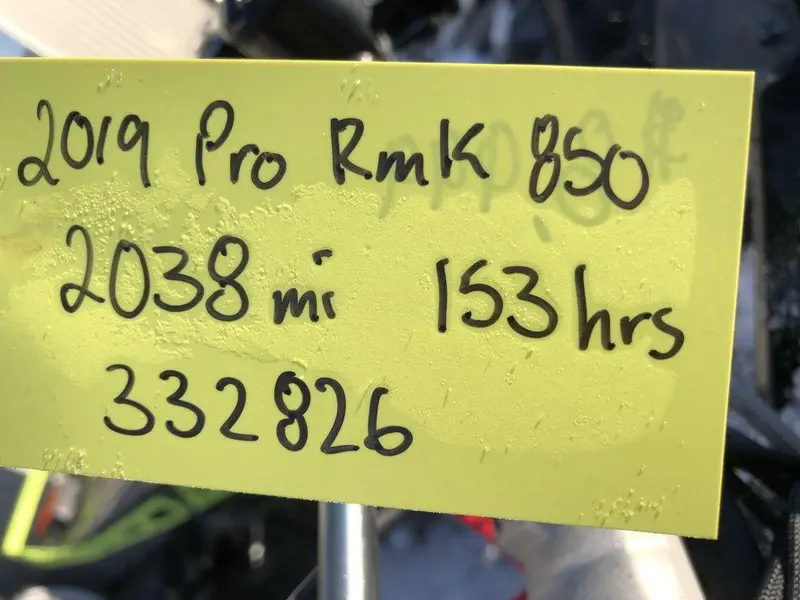 2019 Polaris 850 PRO-RMK® 174 3" SC Select