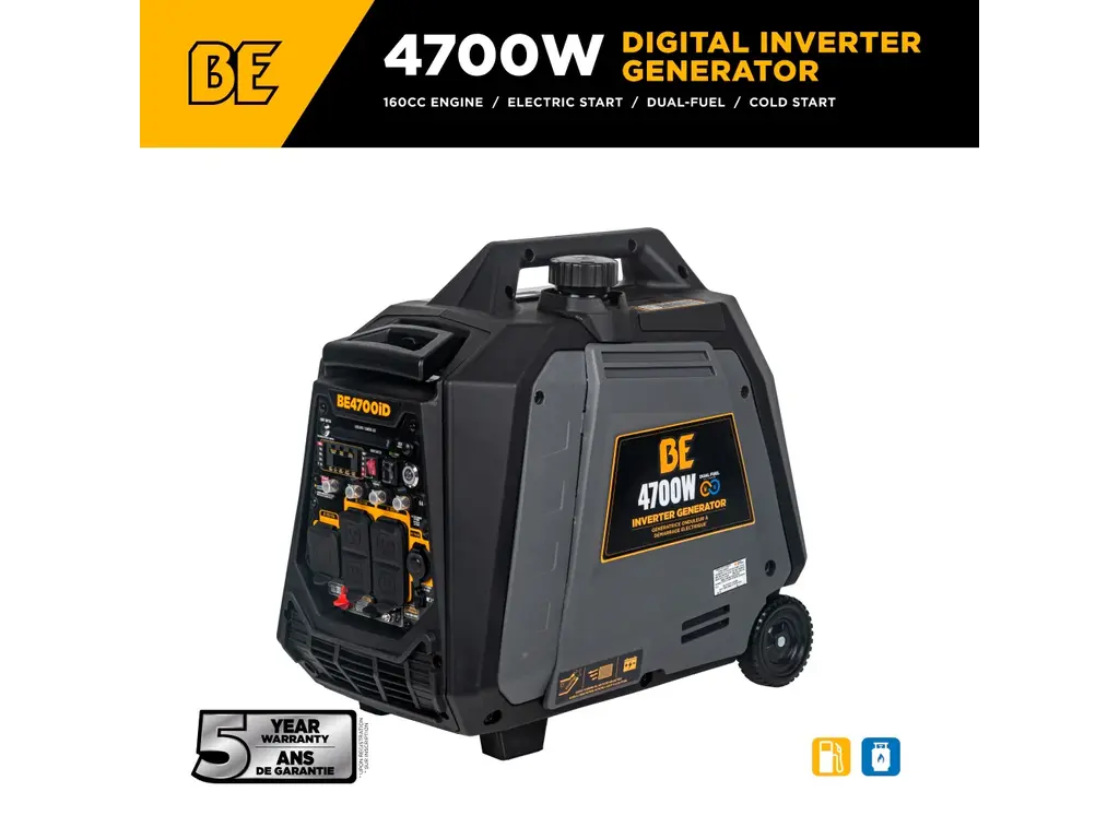 2025 Other BE INVERTER 4700W 160CC DUAL FUEL